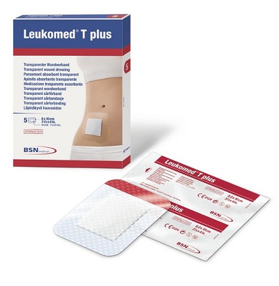 LEUKOMED T PLUS MEDICAZIONE POST-OPERATORIA TRASPARENTE IMPERMEABILE 7,2 X 5 CM - Farmacia Castello Srl