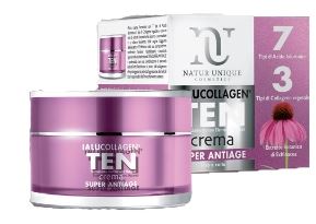 NATUR UNIQUE IALUCOLLAGEN TEN CREAM VISO SUPER ANTIAGE 50 ML - Farmacia Castello Srl