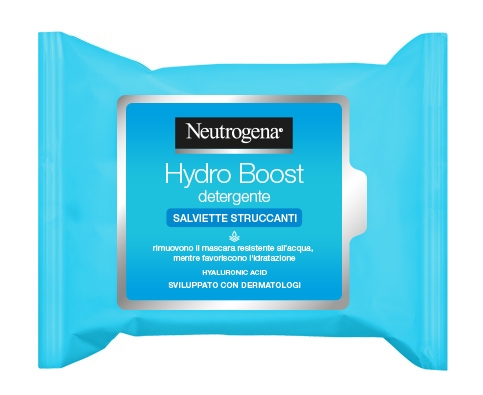 NEUTROGENA HYDRO BOOST SALVIETTE STRUCCANTI 25 PEZZI - Farmacia Castello Srl