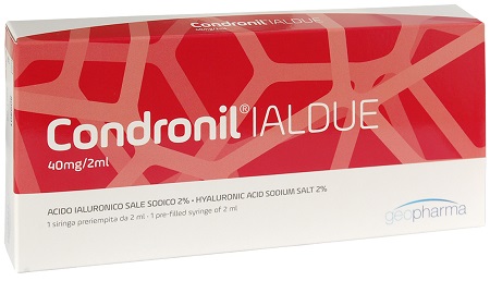 SIRINGA INTRA-ARTICOLARE CONDRONIL IALDUE PRERIEMPITA ACIDO IALURONICO SALE SODICO 40 MG 2 ML - Farmacia Castello Srl