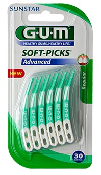 GUM SOFTPICKS ADVANCE SCOVOLINO LARGE GOMMA 30 PEZZI - Farmacia Castello Srl
