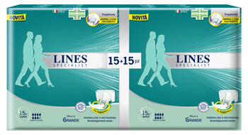 PANNOLONE A MUTANDA LINES SPECIALIST SUPER LARGE 30 PEZZI - Farmacia Castello Srl