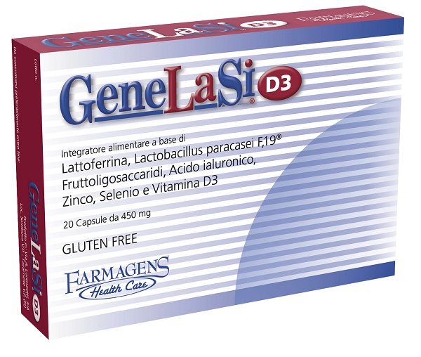 GENELASI D3 20 CAPSULE 450 MG - Farmacia Castello Srl