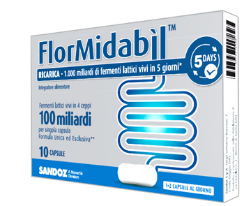 FLORMIDABIL RICARICA 10 CAPSULE - Farmacia Castello Srl