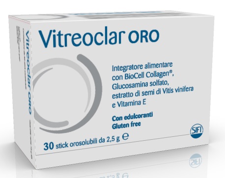VITREOCLAR ORO 30 BUSTINE OROSOLUBILI DA 2,5 G - Farmacia Castello Srl