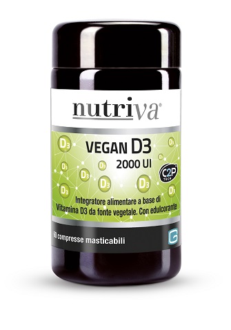 NUTRIVA VEGAN D3 60 COMPRESSE 2000 UI - Farmacia Castello Srl