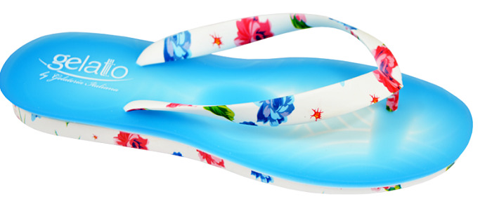 CALZATURA GELATO ROSE CON PLANTARE IN GEL LIGHT BLU 37/38 - Farmacia Castello Srl
