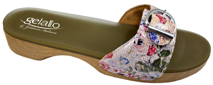ZOCCOLO SOLE MIO FLOWER LIGHTPINK CON PLANTARE IN GEL 37-38 - Farmacia Castello Srl