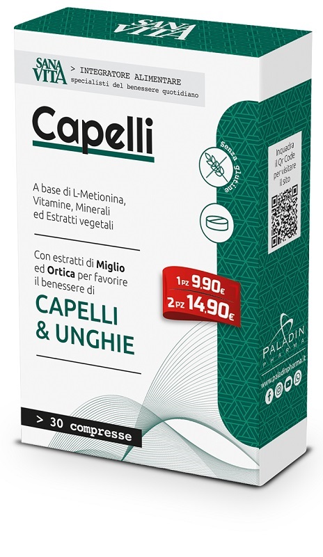 SANAVITA CAPELLI 30 COMPRESSE - Farmacia Castello Srl