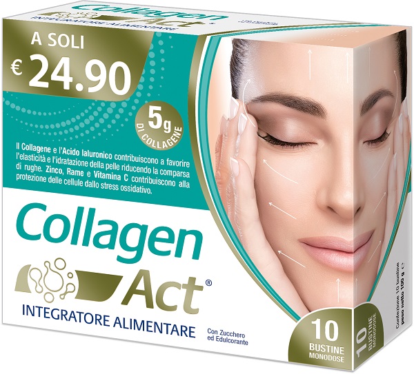 COLLAGEN ACT 10 BUSTINE MONODOSE - Farmacia Castello Srl
