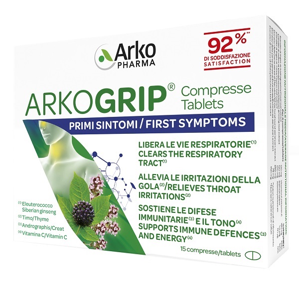 ARKOGRIP 15 COMPRESSE - Farmacia Castello Srl