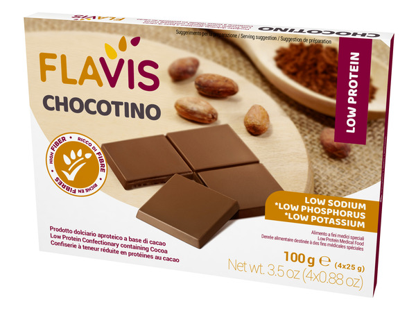 FLAVIS CHOCOTINO 4 PORZIONI DA 25 G - Farmacia Castello Srl