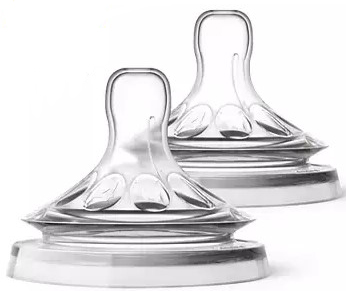 AVENT 2 TETTARELLE NATURAL FLUSSO ABBONDANTE 4 FORI - Farmacia Castello Srl