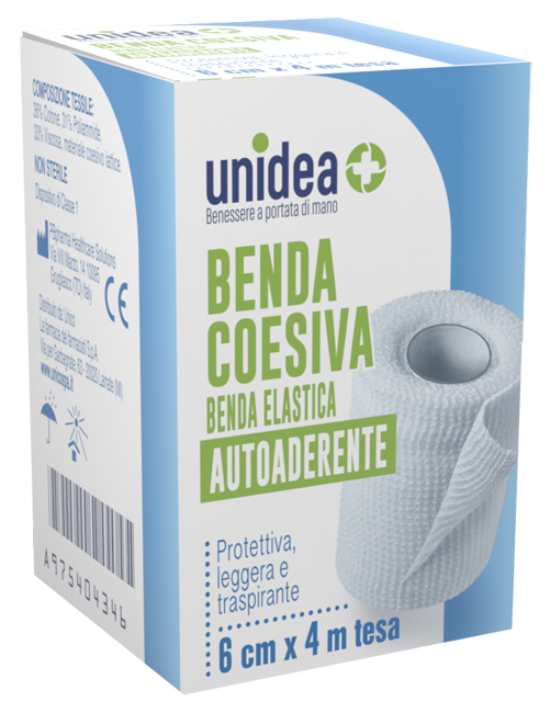 BENDA COESIVA UNIDEA CM 6X4 M - Farmacia Castello Srl