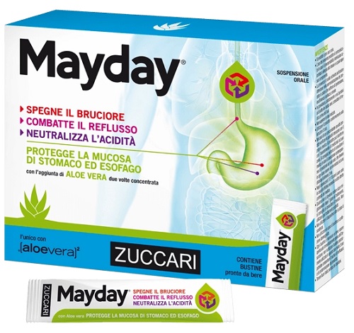 MAYDAY SOSPENSIONE PER USO ORALE ALLA MENTA 24 BUSTINE 10 ML - Farmacia Castello Srl