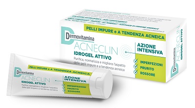 DERMOVITAMINA ACNECLIN IDROGEL ATTIVO AZIONE INTENSIVA 40 ML - Farmacia Castello Srl