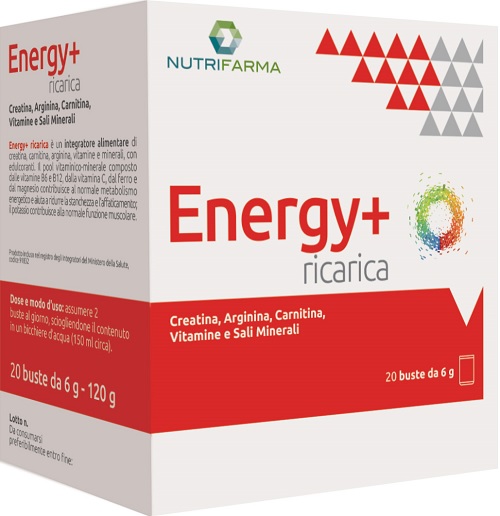 ENERGY+ RICARICA 20 BUSTINE - Farmacia Castello Srl
