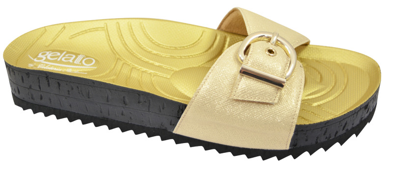 CIABATTA WOODSTOCK METALLIC GOLD 37/38 - Farmacia Castello Srl