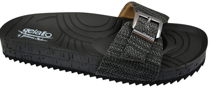 CIABATTA WOODSTOCK MAN BLACK 44/45 - Farmacia Castello Srl