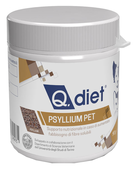 Q DIET PSYLLIUM PET POLVERE 90 G - Farmacia Castello Srl
