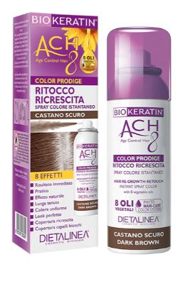 BIOKERATIN ACH8 PRODIGE RITOCCO RICRESCITA CASTANO SCURO 75 ML DIETALINEA - Farmacia Castello Srl