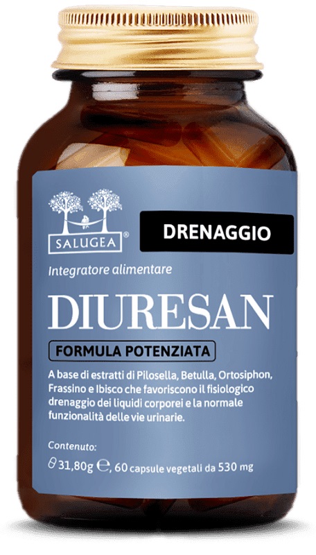 SALUGEA DIURESAN FORMULA POTENZIATA 60 CAPSULE - Farmacia Castello Srl
