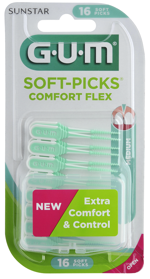 GUM SOFT PICK COMFORT FLEX SCOVOLINO INTERDENTALE 40 PEZZI - Farmacia Castello Srl