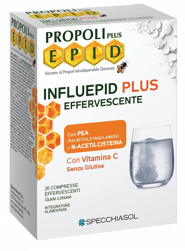 INFLUEPID PLUS EFFERVESCENTE PEA 20 COMPRESSE - Farmacia Castello Srl
