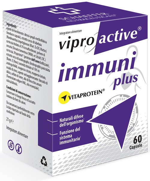 VIPROACTIVE IMMUNI PLUS 60 CAPSULE - Farmacia Castello Srl
