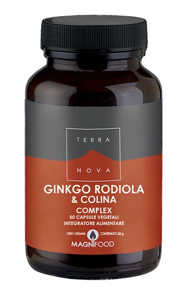 TERRANOVA GINKGO/RODIOLA/COLINA COMPLEX 50 CAPSULE - Farmacia Castello Srl
