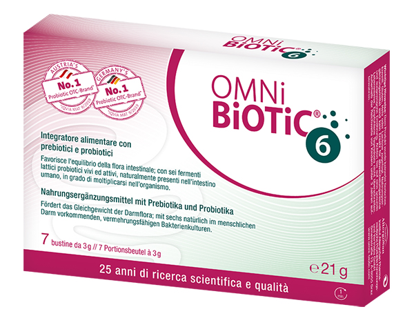 OMNI BIOTIC 6 POLVERE 7 BUSTINE DA 3 G - Farmacia Castello Srl