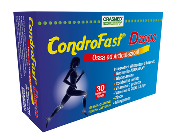 CONDROFAST D 2000 OSSA ED ARTICOLAZIONI 30 COMPRESSE - Farmacia Castello Srl
