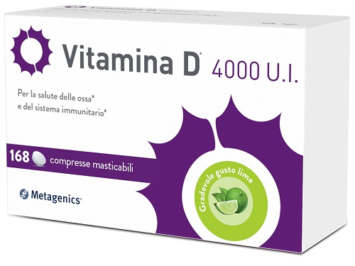 VITAMINA D 4000UI 168 COMPRESSE MASTICABILI - Farmacia Castello Srl