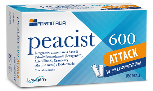 PEACIST 600 ATTACK 14 STICK PACK OROSOLUBILI - Farmacia Castello Srl