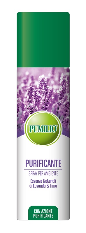 PUMILIO PURIFICANTE SPRAY PER AMBIENTE ESSENZE NATURALI DI LAVANDA E TIMO CON AZIONE IGIENIZZANTE 200 ML - Farmacia Castello Srl