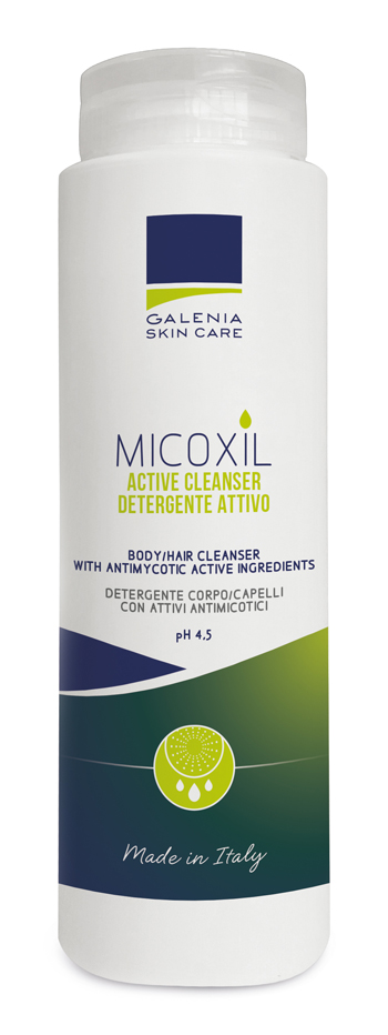 MICOXIL ACTIVE CLEANSER DETERGENTE PER CORPO E CAPELLI PH 4,5 250 ML - Farmacia Castello Srl