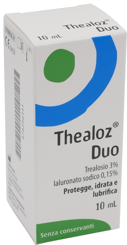 SOLUZIONE OCULARE THEALOZ DUO 10 ML - Farmacia Castello Srl