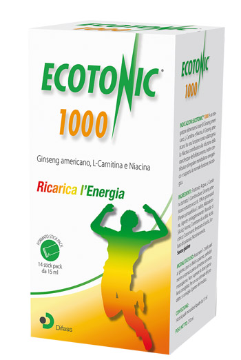 ECOTONIC 1000 14 STICK PACK 15 ML - Farmacia Castello Srl