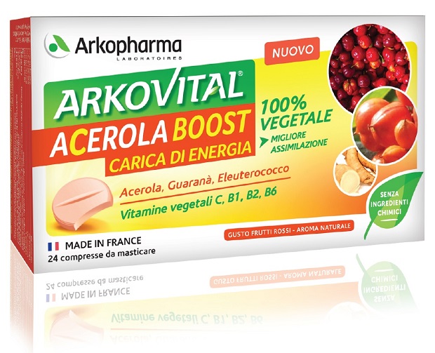 ARKOVITAL ACEROLA BOOST 24 COMPRESSE - Farmacia Castello Srl