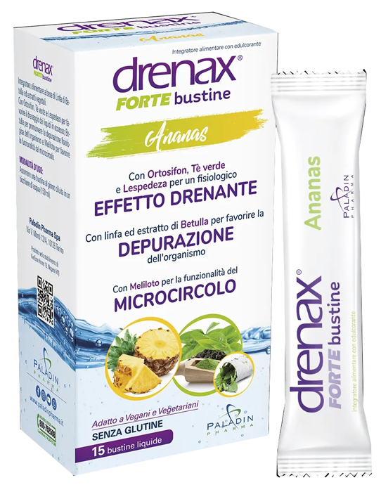 DRENAX FORTE ANANAS 15 BUSTINE - Farmacia Castello Srl