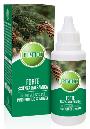 PUMILIO FORTE ESSENZA BALSAMICA OLI ESSENZIALI NATURALI PINO PUMILIO & MENTA 40 ML - Farmacia Castello Srl