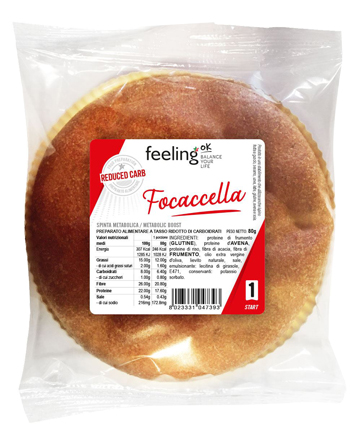 FEELING OK FOCACCELLA START 80 G - Farmacia Castello Srl