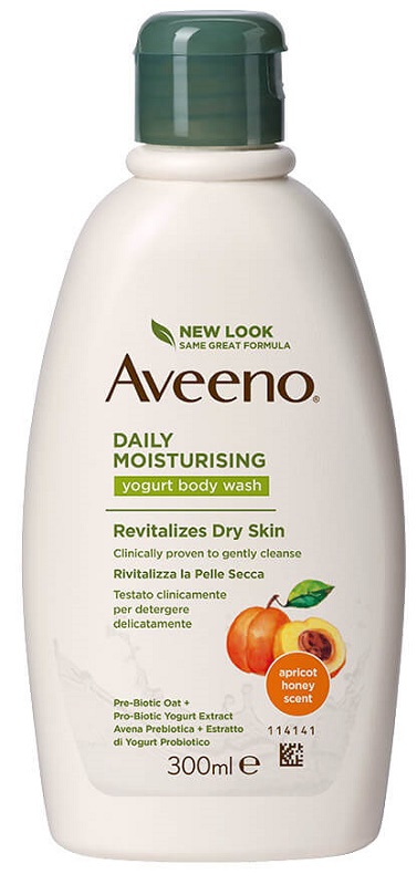 AVEENO BAGNO DOCCIA YOGURT ALBICOCCA & MIELE 300 ML - Farmacia Castello Srl