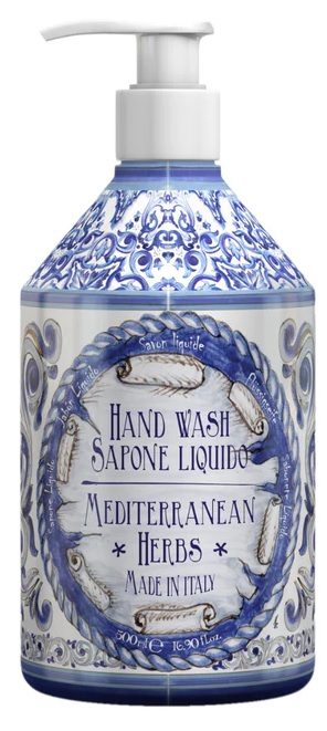 LE MAIOLICHE SAPONE LIQUIDO MEDITERRANEAN HERBS 500 ML - Farmacia Castello Srl