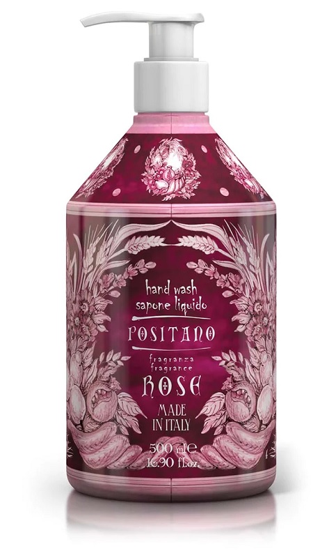 LE MAIOLICHE SAPONE LIQUIDO POSITANO ROSE 500 ML - Farmacia Castello Srl