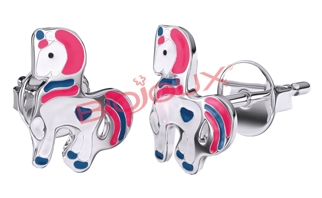 ORECCHINO STERILE BJT703 STS BABY UNICORN - Farmacia Castello Srl