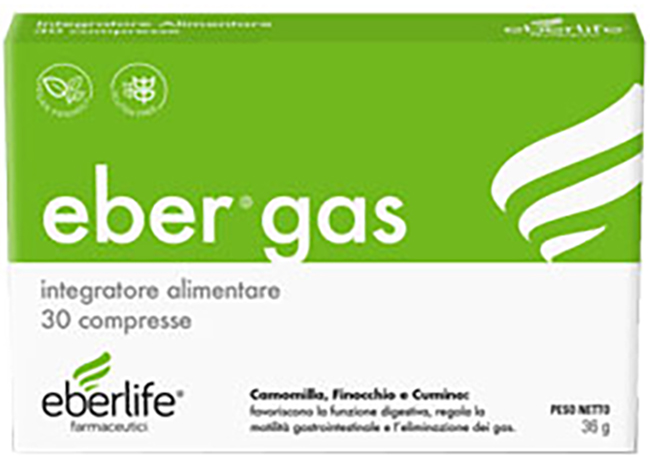 EBERGAS 30 COMPRESSE - Farmacia Castello Srl