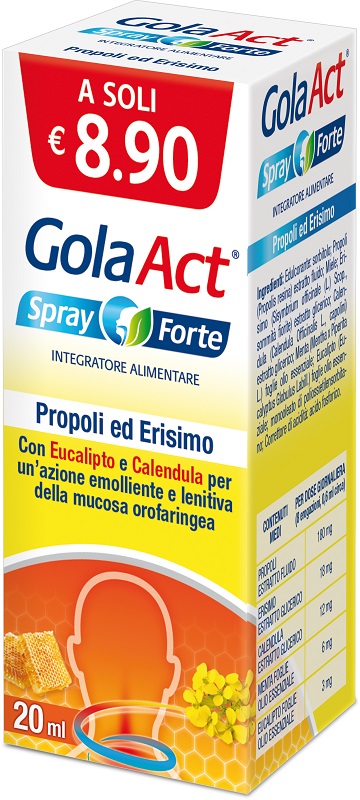 GOLA ACT SPRAY FORTE 20 ML - Farmacia Castello Srl