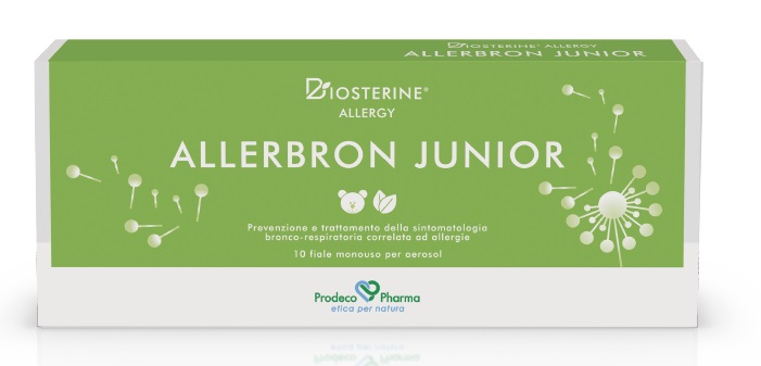BIOSTERINE ALLERGY ALLERBRON JUNIOR 10 FIALE DA 5 ML - Farmacia Castello Srl