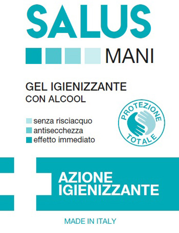 SALUS GEL IGIENIZZANTE DISPENSER MANI 500 ML - Farmacia Castello Srl